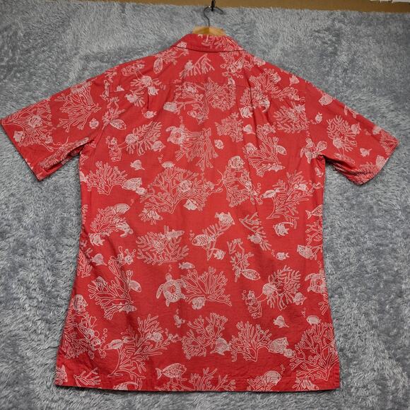 Tori Richards Short Sleeve Button Down Tropical Fish Shirt Size XS - Picture 2 of 6